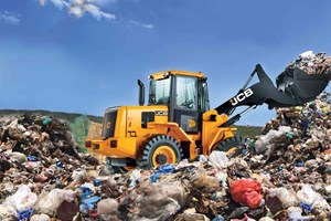 JCB 430ZX plus solid waste Banner