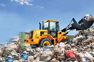 JCB 430ZX plus solid waste Banner